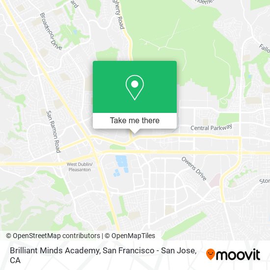Mapa de Brilliant Minds Academy
