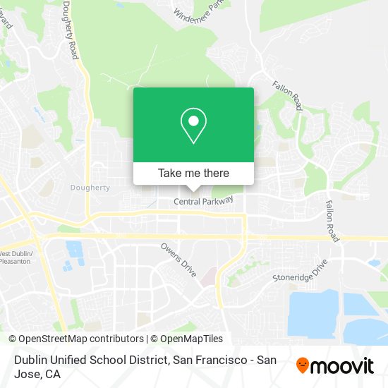 Dublin Unified School District map