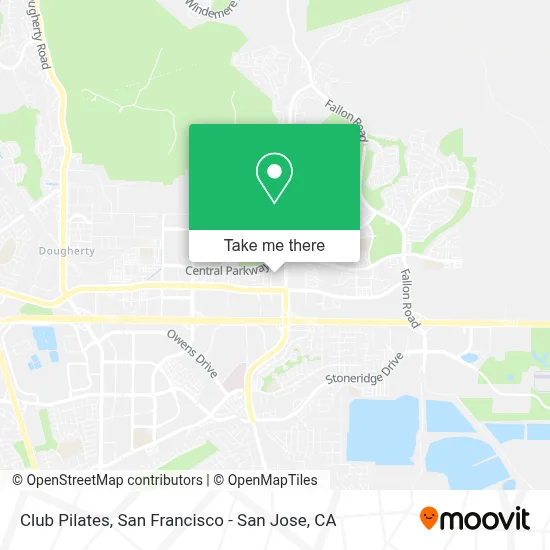 Club Pilates map