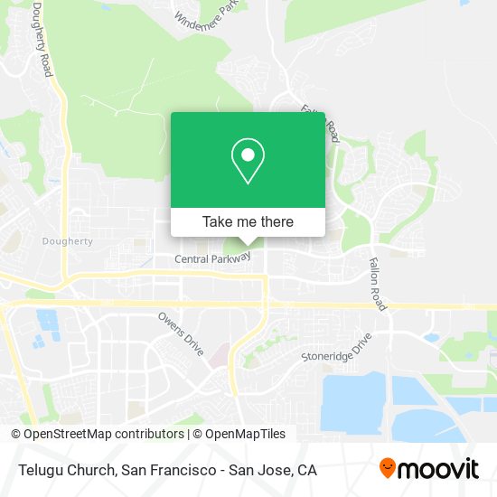 Mapa de Telugu Church