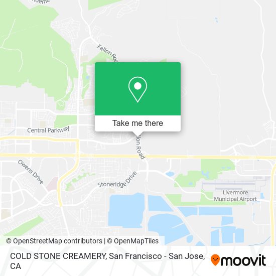 Mapa de COLD STONE CREAMERY