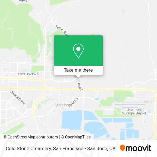 COLD STONE CREAMERY map