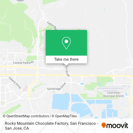 Rocky Mountain Chocolate Factory map