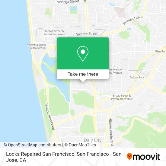Locks Repaired San Francisco map