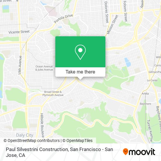 Paul Silvestrini Construction map