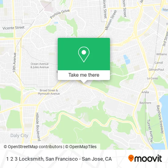 Mapa de 1 2 3 Locksmith