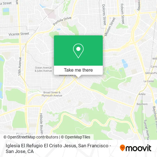 Iglesia El Refugio El Cristo Jesus map