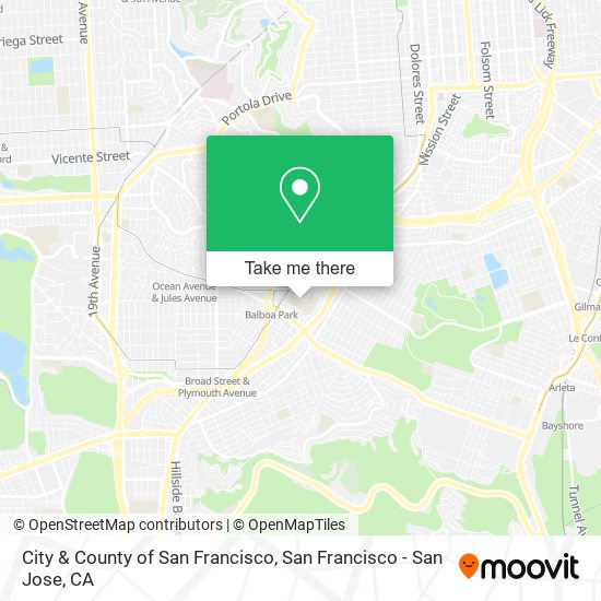 Mapa de City & County of San Francisco