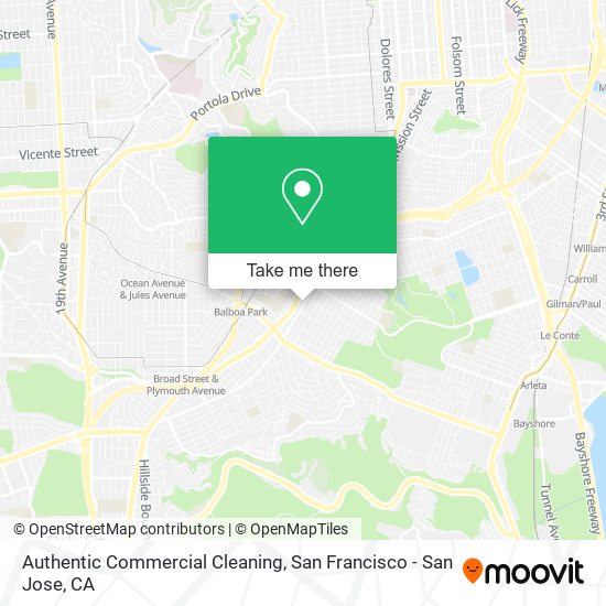 Authentic Commercial Cleaning map