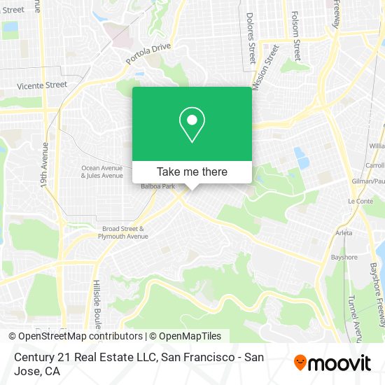 Mapa de Century 21 Real Estate LLC