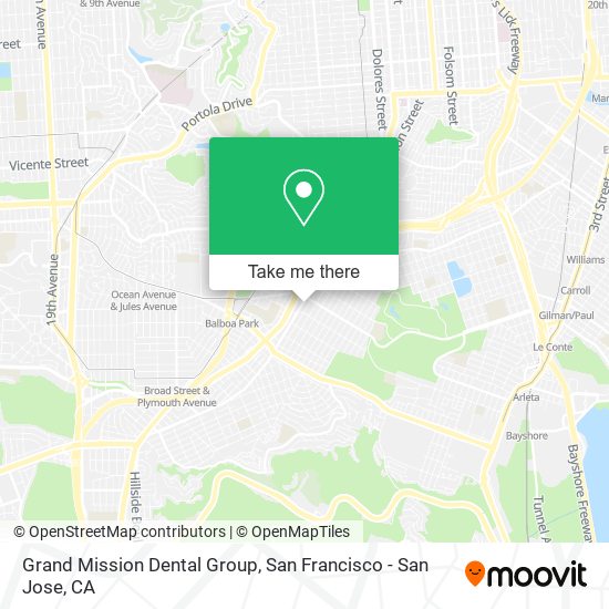 Grand Mission Dental Group map
