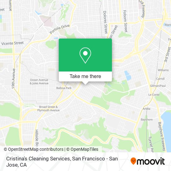 Mapa de Cristina's Cleaning Services