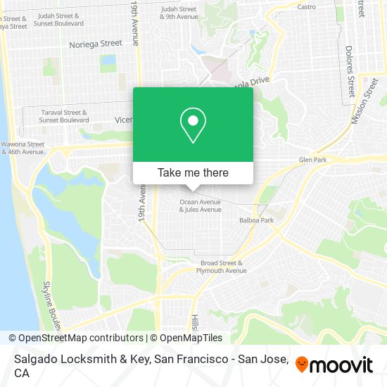 Salgado Locksmith & Key map