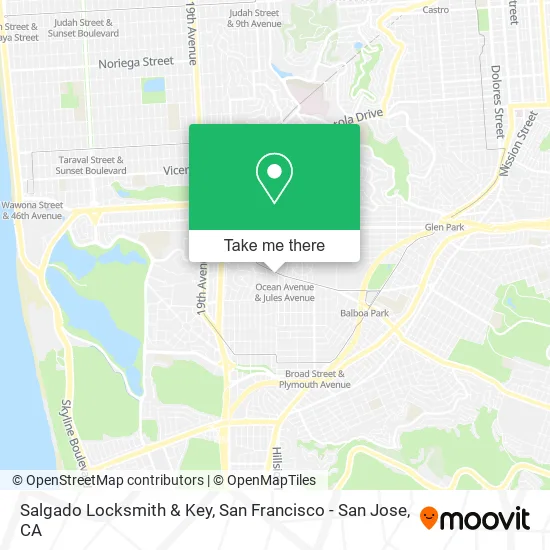Mapa de Salgado Locksmith & Key