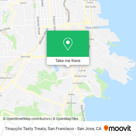 Tinaγçös Tasty Treats map