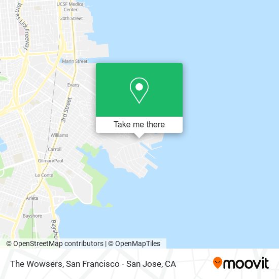 Mapa de The Wowsers