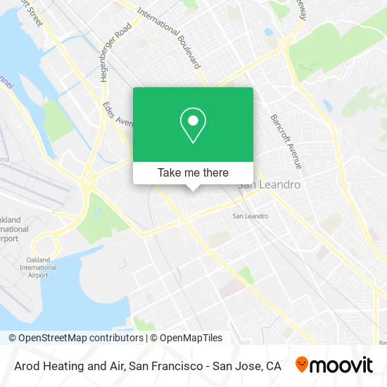 Mapa de Arod Heating and Air