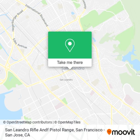 Mapa de San Leandro Rifle Andf Pistol Range