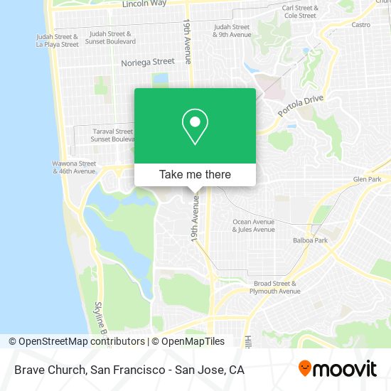 Mapa de Brave Church