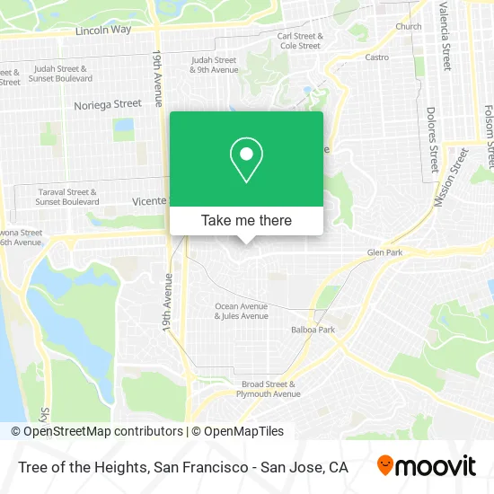 Tree of the Heights map