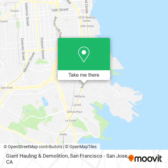 Giant Hauling & Demolition map