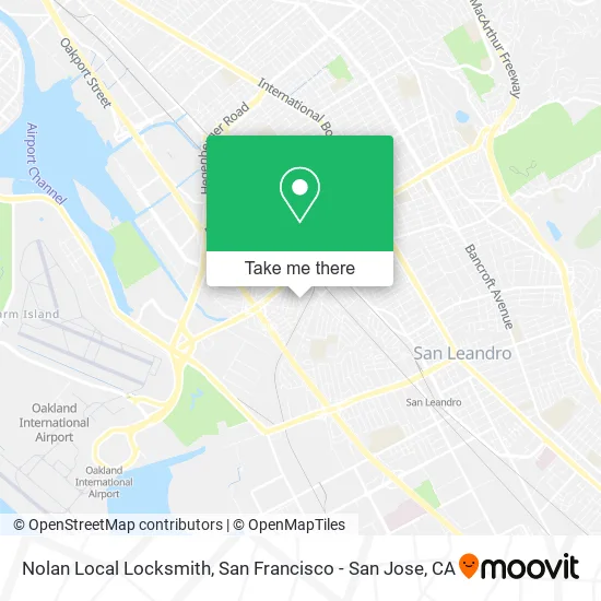 Nolan Local Locksmith map