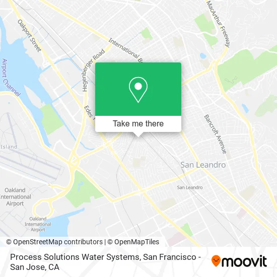 Process Solutions Water Systems map