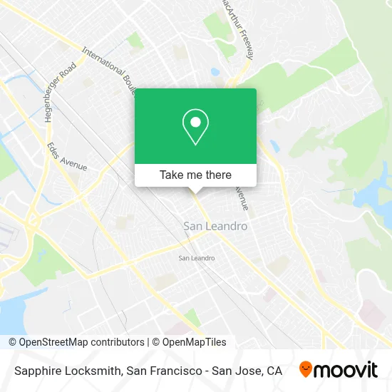 Sapphire Locksmith map