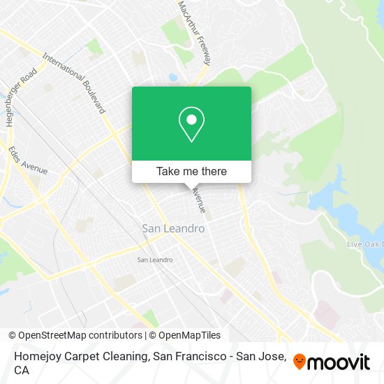Homejoy Carpet Cleaning map