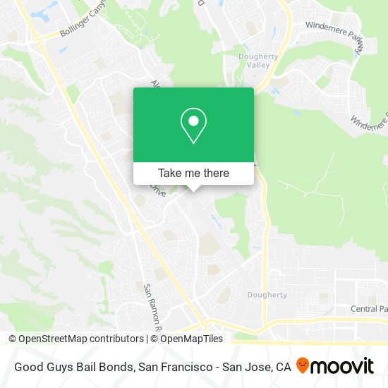 Good Guys Bail Bonds map