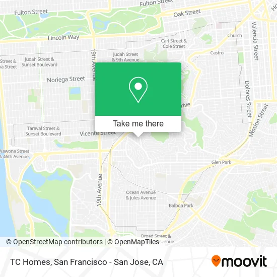 TC Homes map