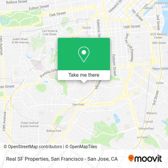 Real SF Properties map
