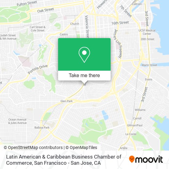 Latin American & Caribbean Business Chamber of Commerce map
