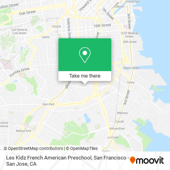 Les Kidz French American Preschool map