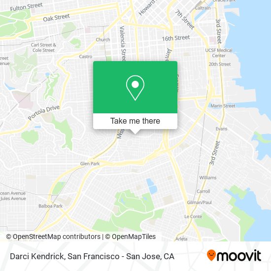 Mapa de Darci Kendrick