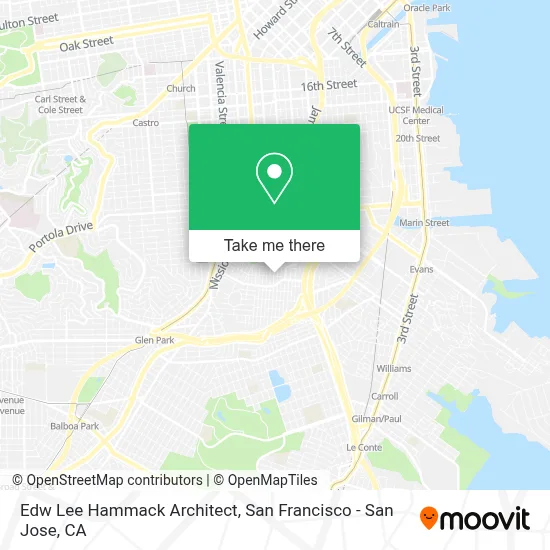 Edw Lee Hammack Architect map