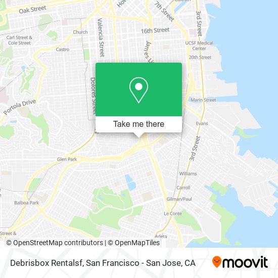 Debrisbox Rentalsf map