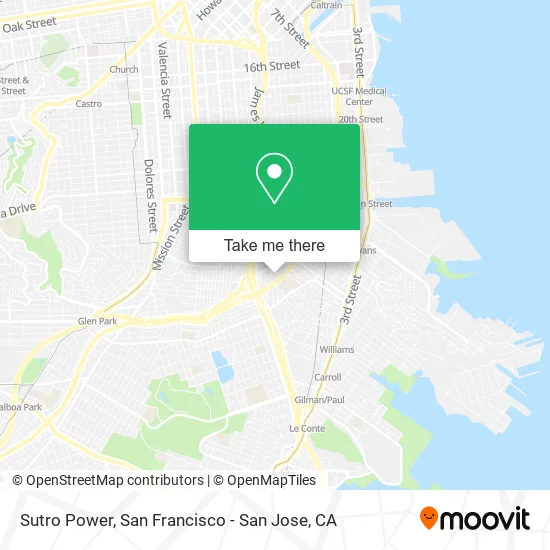 Sutro Power map