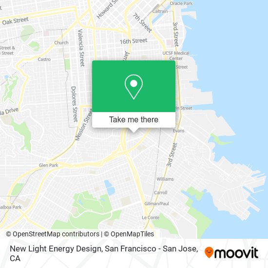 New Light Energy Design map