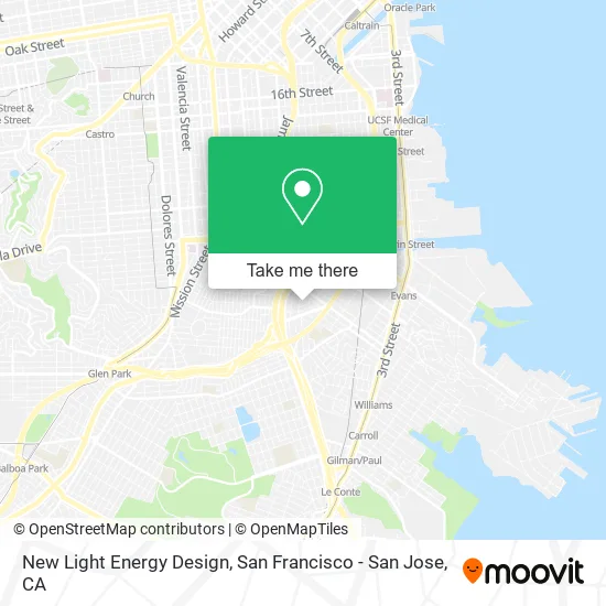 Mapa de New Light Energy Design