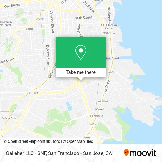 Mapa de Galleher LLC - SNF