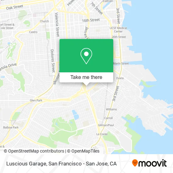Mapa de Luscious Garage