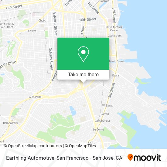 Mapa de Earthling Automotive