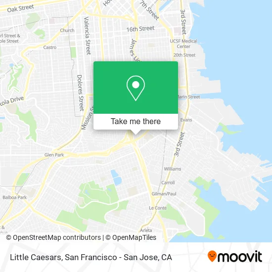 Mapa de Little Caesars