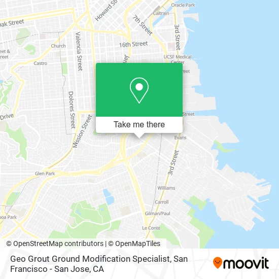 Geo Grout Ground Modification Specialist map