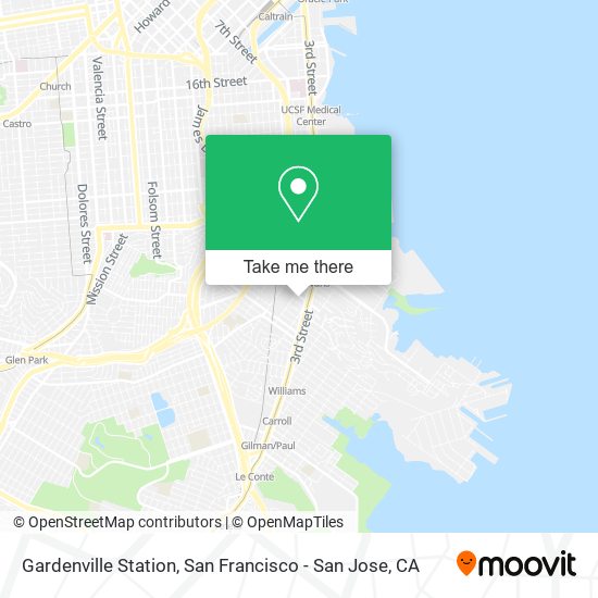 Mapa de Gardenville Station