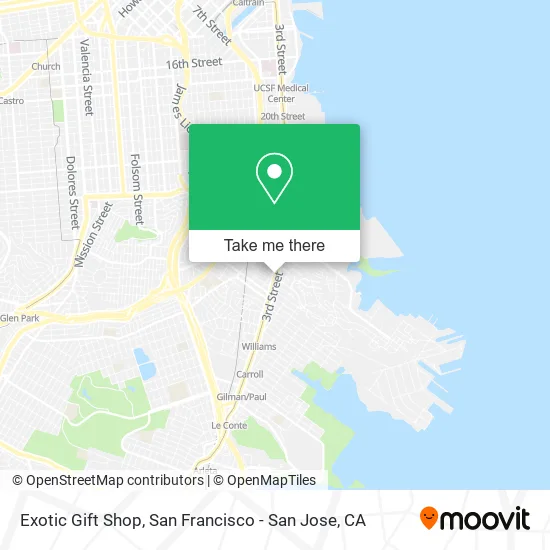 Mapa de Exotic Gift Shop