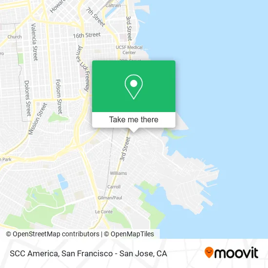 Mapa de SCC America