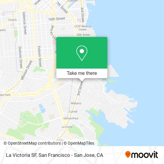 Mapa de La Victoria SF
