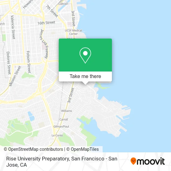 Rise University Preparatory map